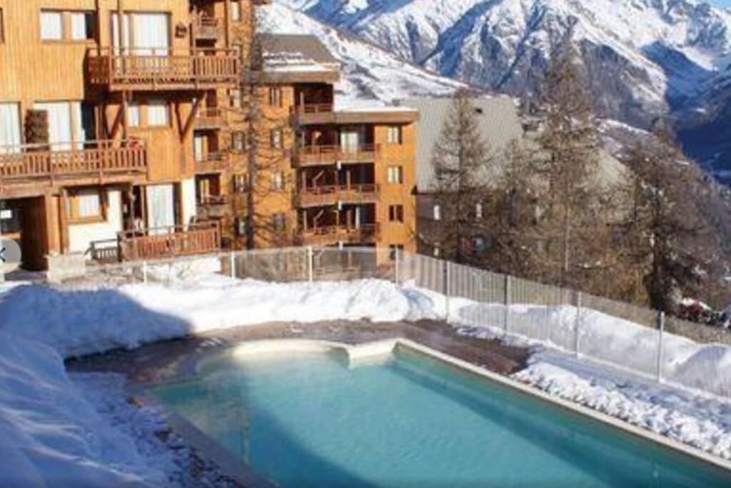 Chalet 4 Pers. Piscine Et Literie Toute Neuve. Puy-Saint-Vincent Extérieur photo